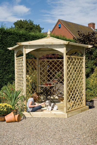 Budleigh Gazebo (Hexagon) Dressed C